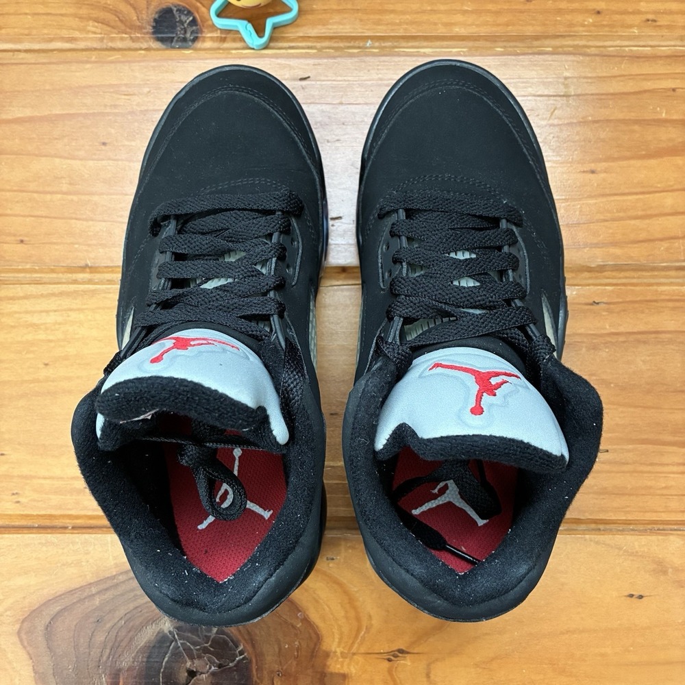 Nike Air Jordan 5 Golf Low Mens 5.5 / Womens 7 Black Metallic CU4523-003 Spikes - Picture 10 of 16